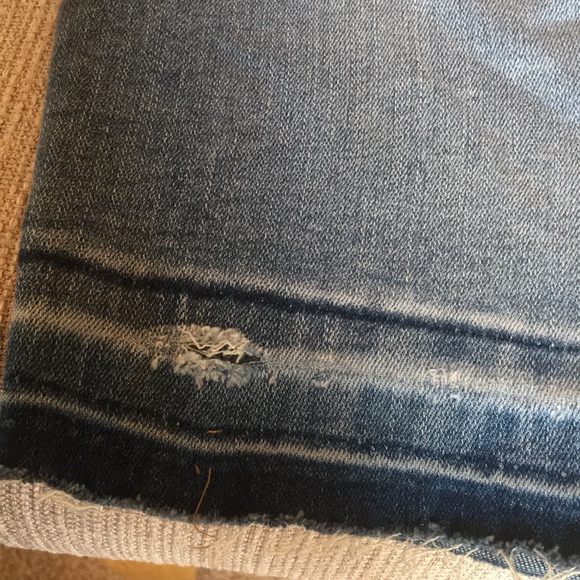 KanCan Zuma Distressed light wash denim mini skirt - Picture 5 of 9
